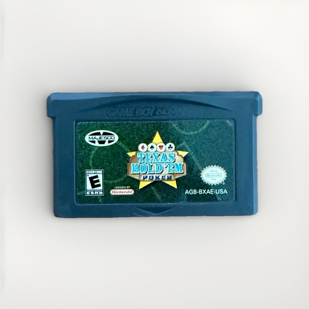 2004 Texas Hold 'Em Poker ~‎ Nintendo Game Boy Advance GBA ~ Tested and Working